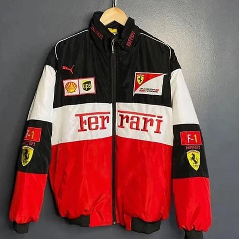 Rev Up Your Style with the Red Ferrari Jacket | ZipUpWear